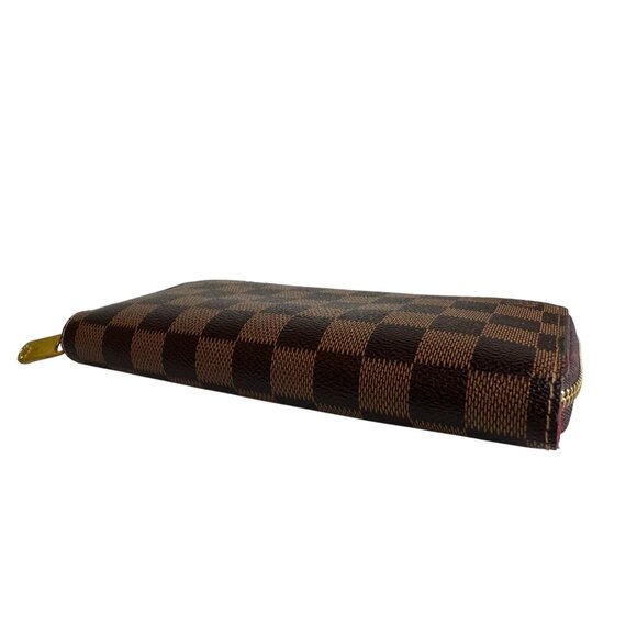 Louis Vuitton Damier Ebene Canvas Zippy Zip Around Long Wallet - Picture 3 of 6